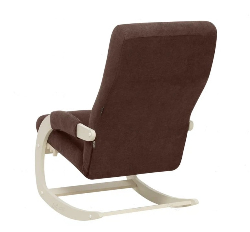 Кресло-качалка Leset Блисс слоновая кость Antonio Chocolate