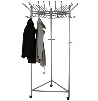 Вешалка общественная Пико 21 металлик 