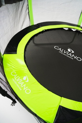 Батут с защитной сеткой Calviano 140 см 4,5ft OUTSIDE master green