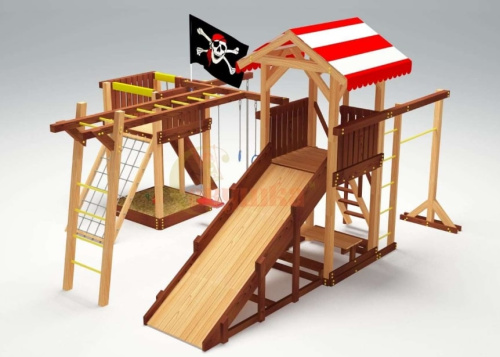 Детская спортивная площадка для дачи Савушка 4 Cезона 8