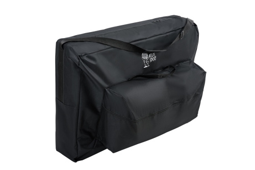 Массажный стол Atlas Sport складной 2-с деревянный 70 см черно-оранжевый