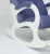 Кресло-качалка Бастион 2 арт. Bahama iris белые ноги
