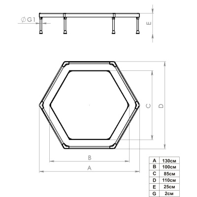 Батут  Leco 120 см.