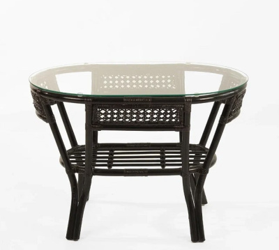 02/15 IND Стол овальный стекло венге 