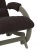 Кресло-глайдер Модель 68 Verona Wenge Серый ясень