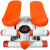 Степпер Atlas Sport AS-504 white+orange Степпер Atlas Sport AS-504 white+orange