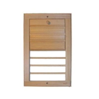 Решетка вентиляции липа с задвижкой большая М-17