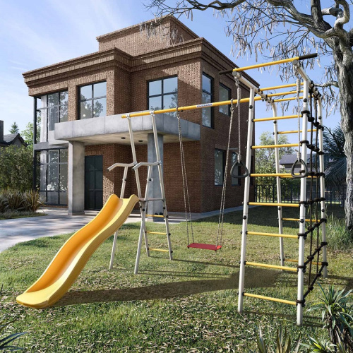 Дачный комплекс Богатырь ФК Romana 103.07.06 серый жёлтый