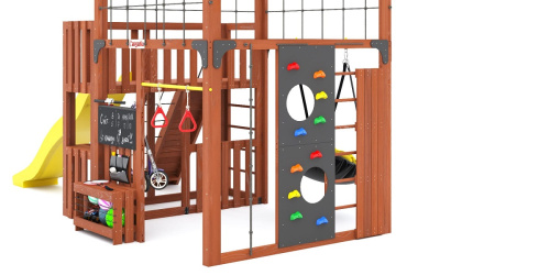 Детская площадка для дачи Савушка КУБ-3 Махагон