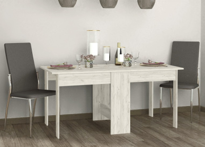 Стол книга СН-115.02 дуб крафт белый 