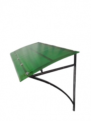 Козырек сварной (навес) КЗ-5 зеленый