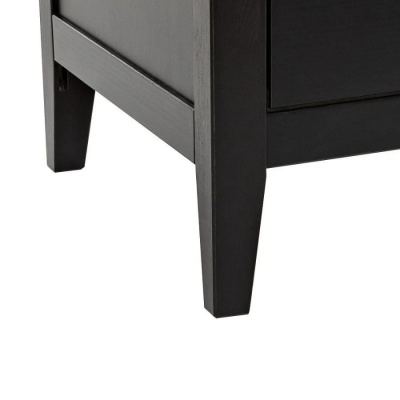 Комод Leset Мира 06 черный ручки коричневые 