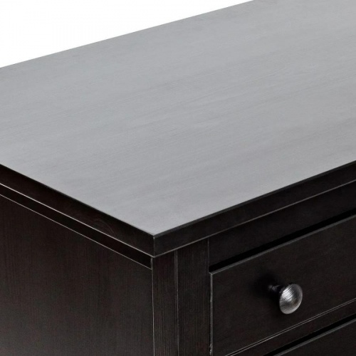 Комод Leset Мира 06 черный ручки черные