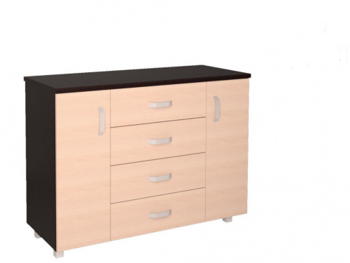 Комод Эльф-1 дуб венге/дуб молочный 