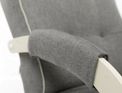 Кресло-маятник Leset Хилл слоновая кость Malmo 90 кант Malmo 05