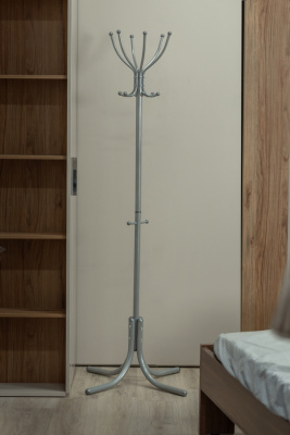 Вешалка напольная М 6 металлик 