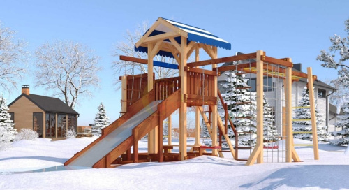 Детская спортивная площадка для дачи Савушка 4 Cезона 7