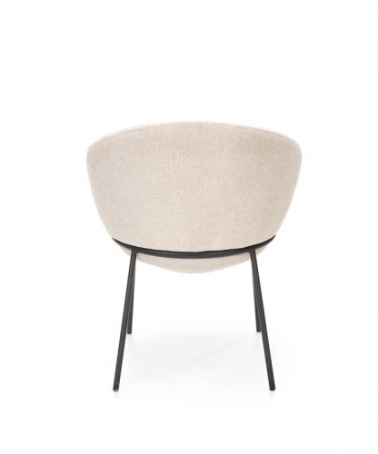 Стул HALMAR K482 бежевый черный 