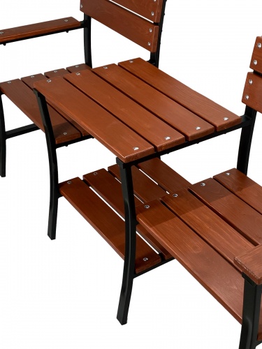 Скамейка садовая МФ-7 Дуэт окрашенный