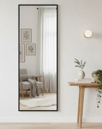 Зеркало навесное Сельетта 5 черный 