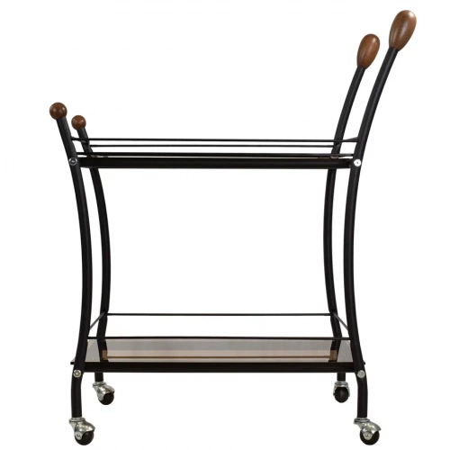 Стол сервировочный Поло черный 