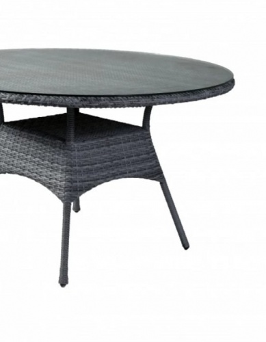 Стол круглый разборный 722 D130 серый