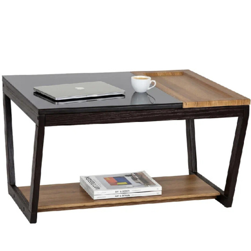 Стол журнальный BeautyStyle 31 дуб вотан черный 