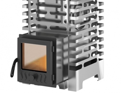 Печь для бани ASTON 20 INOX стекло