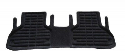 Коврики салона текст.BMW X5 F15 2014- 3D Pradar с бортиком черные (с металлическим подпятником)