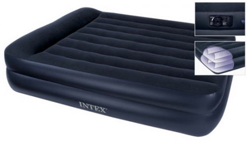 Кровать со встроенным насосом Intex 152х203х47 см Queen Артикул 66702 (Китай)