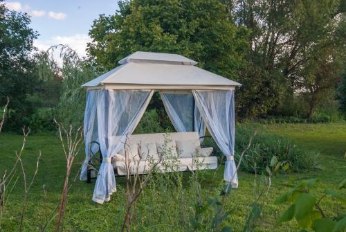 Беседка-качели Пальмира A31BL.T025 бежевый Удачная мебель