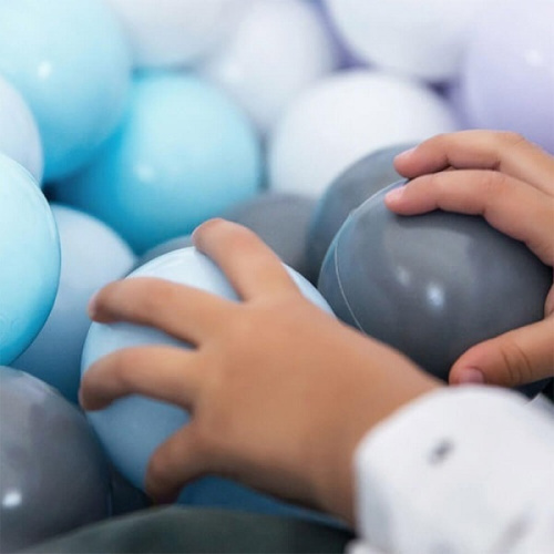 Сухой бассейн Romana Easy ДМФ-МК-02.53.03 розовый с розовыми шариками