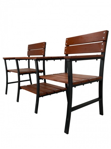 Скамейка садовая МФ-7 Дуэт окрашенный