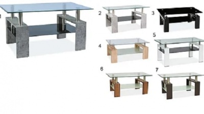 Стол журнальный SIGNAL LISA II черный 