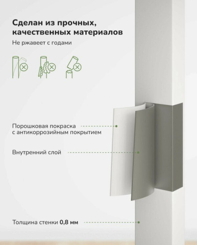 Стеллаж для стиральной машины Leset Стилвуд 133 белый дуб крафт золотой 