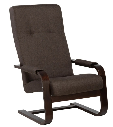 Кресло Leset Ален орех текстура Savana Plus Toffee 