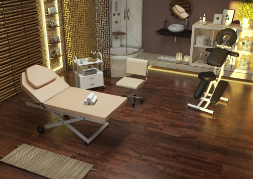 Массажный стол Элеганс МД - 3329 (бежевый №90/190)