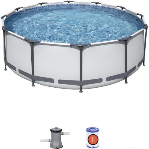 Каркасный бассейн Bestway Steel Pro 56260 (366x100 с фильтр-насосом)