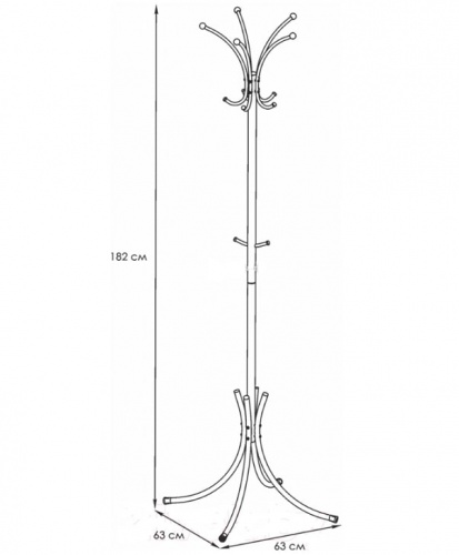 Вешалка для одежды ЗМИ Корона