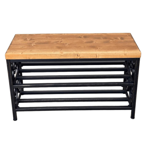 Кованая банкетка МФ-1 бронза 