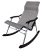 Складное кресло-качалка Платон серый