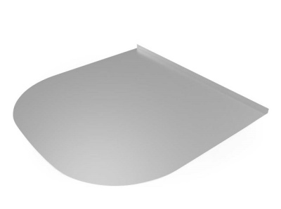 Лист предтопочный НЕРЖ 980х980х0,5мм (R641)