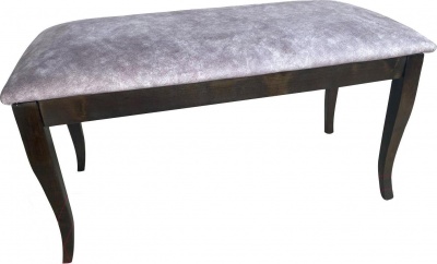 Банкетка МДК-81-01 Е-50 Микровелюр серый 