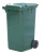 Мусорный контейнер 240л на колесах зеленый Мусорный контейнер 240л на колесах зеленый