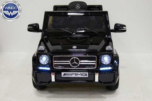 Детский электромобиль WINGO MERCEDES G-65 LUX Черный автокраска
