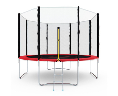 Батут с сеткой DFC PELPO 12ft с лестницей RED