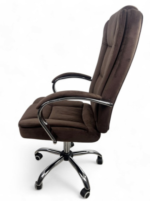 Кресло с регулировкой высоты Calviano Bravo коричневый велюр 