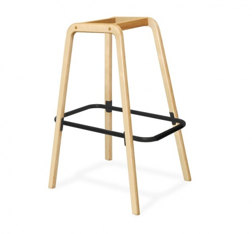 Стул барный Sheffilton SHT-ST29-C/S94 жемчужный прозрачный лак черный 