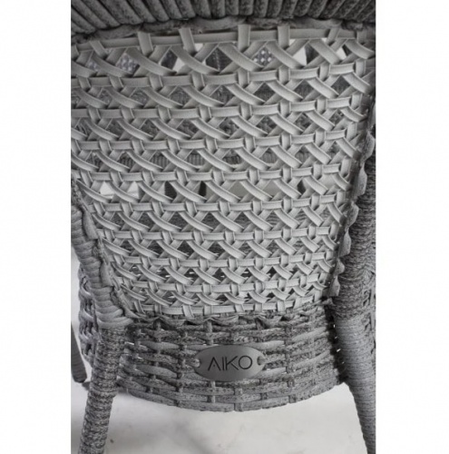 Комплект мебели Deco 4 с круглым столом D90 серый