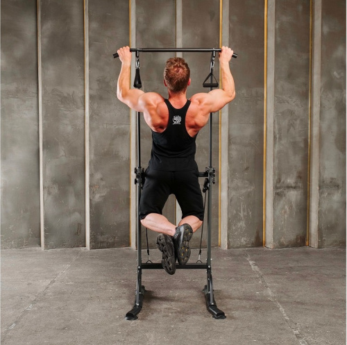 Турник-брусья DFC G007G серый